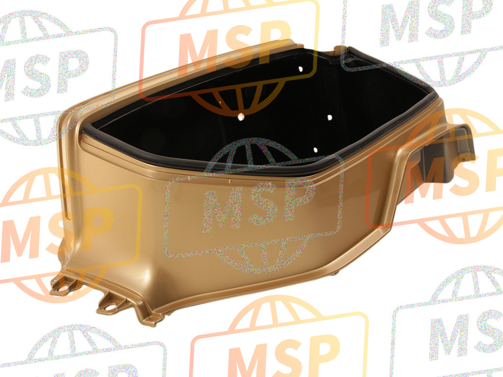 81210MW5770ZA, Body Comp., R. Saddlebag (Wl) *YR126M/TYPE2 * (YR126M/TYPE2 Sun Flash Gold METALLIC/TYPE2), Honda, 4