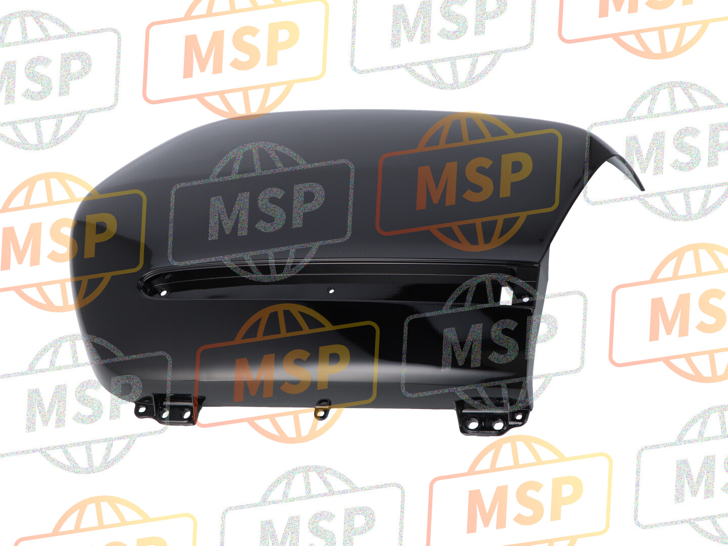 81421MCA000ZA, Lid, L. Saddlebag *NH1Z * (NH1Z BLACK-Z), Honda, 1