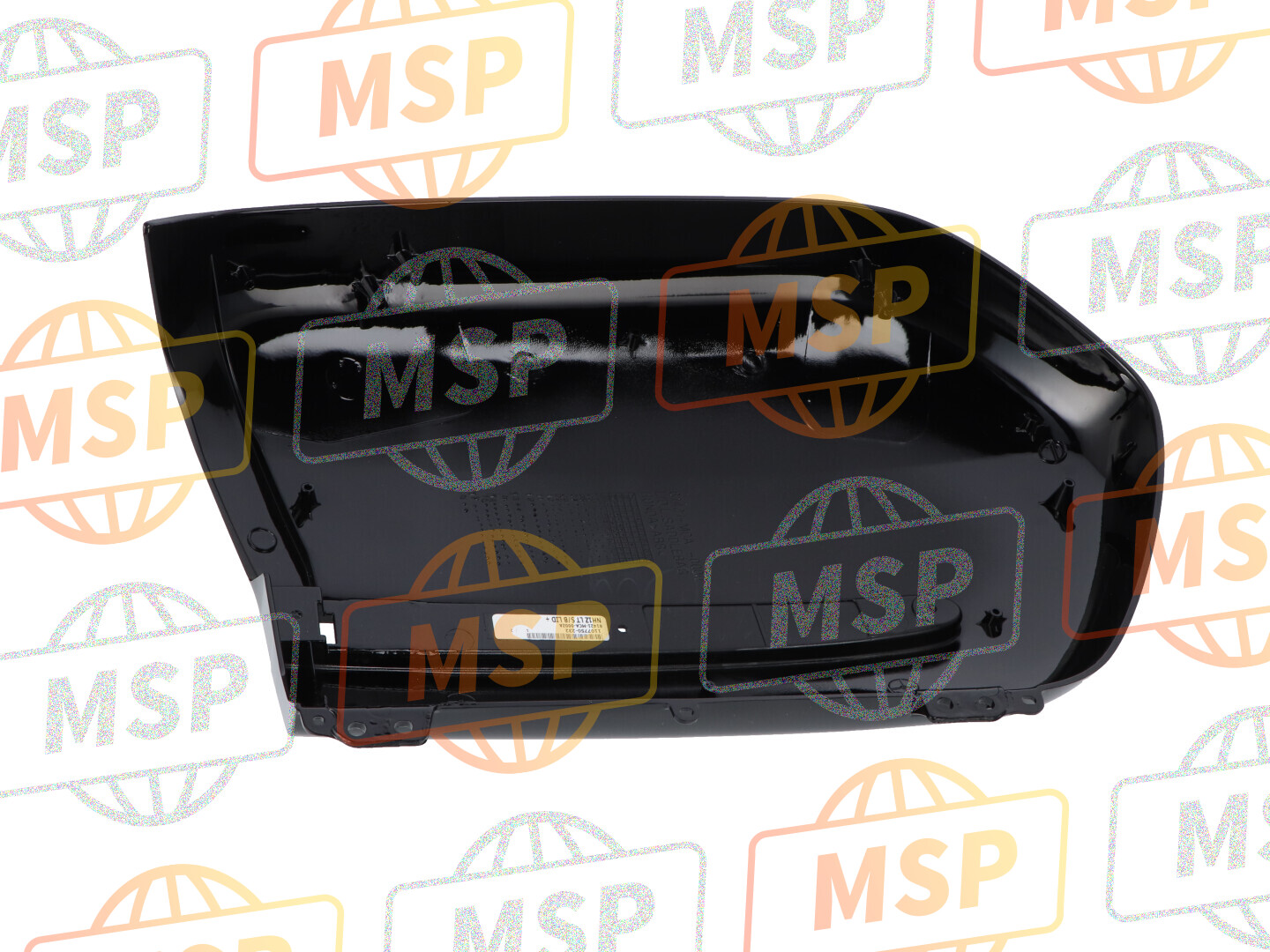 81421MCA000ZA, Lid, L. Saddlebag *NH1Z * (NH1Z BLACK-Z), Honda, 2