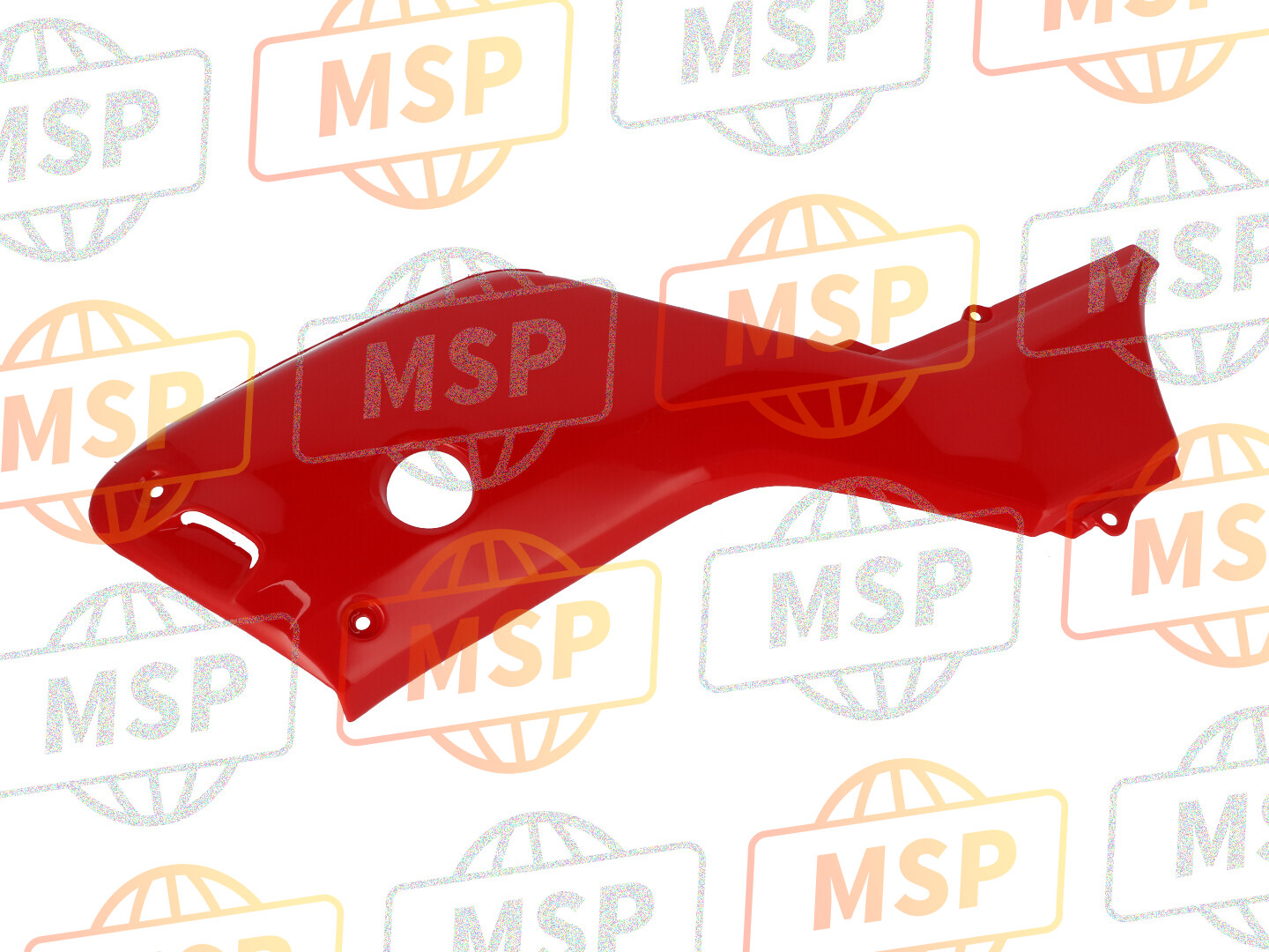 83500HM7A00ZC, Cover, L. Tank Side *R232 * (R232 Patriot Red), Honda, 1