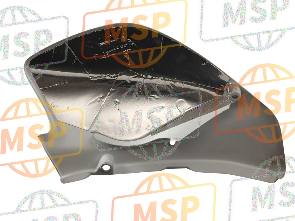 83510MBN670ZA, Cover, R. Side *NH196* (NH196 Ross White), Honda, 2