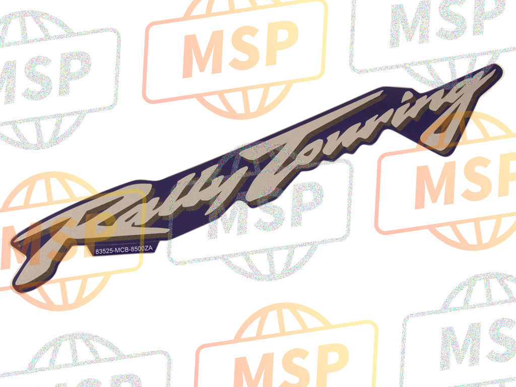 83525MCB850ZB, Mark , Side Cover TYPE8 (TYPE8), Honda, 1