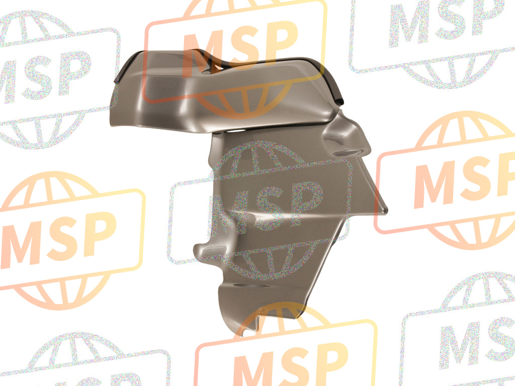 83570MN5000ZH, Cover Assy., L. Engine Side *TYPE4/TYPE6* (NH276M) (TYPE4/TYPE6 ), Honda, 3