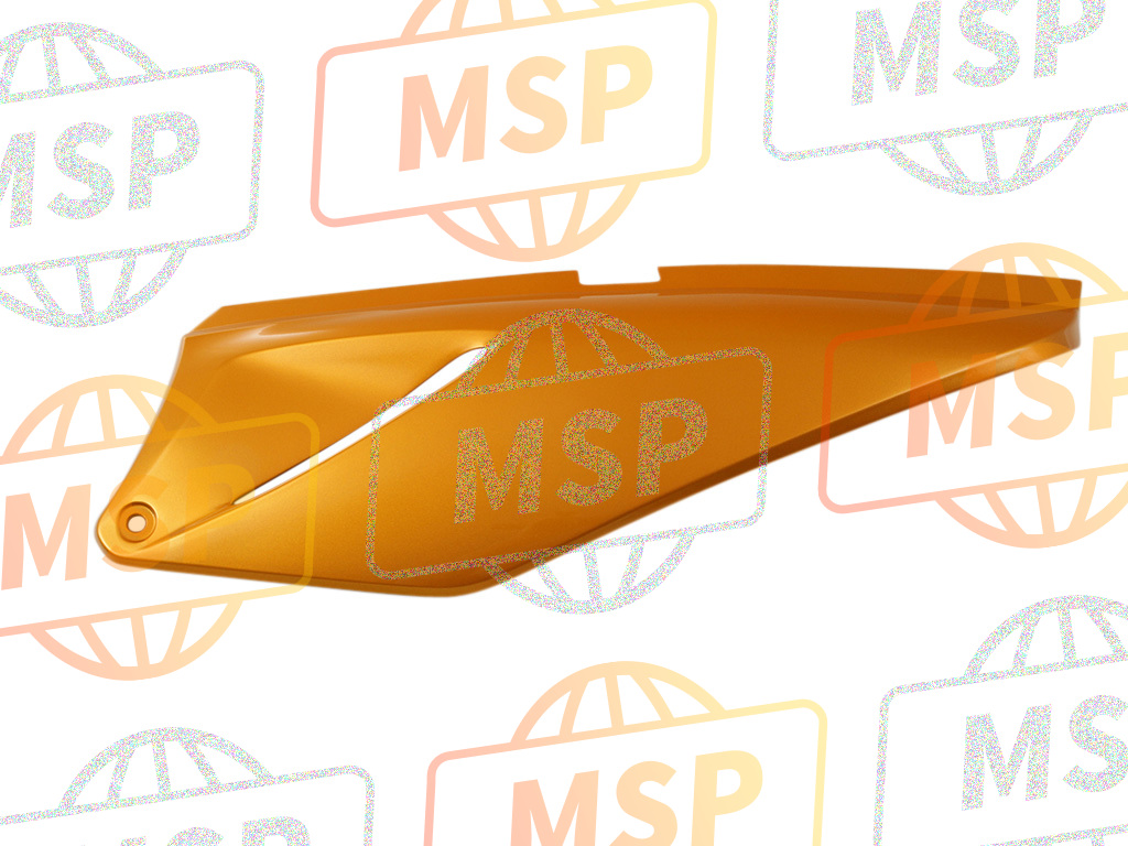 83600KPC640ZV, Cover, L. Side *Y199M* (Y199M Barley Yellow Metallic), Honda, 1