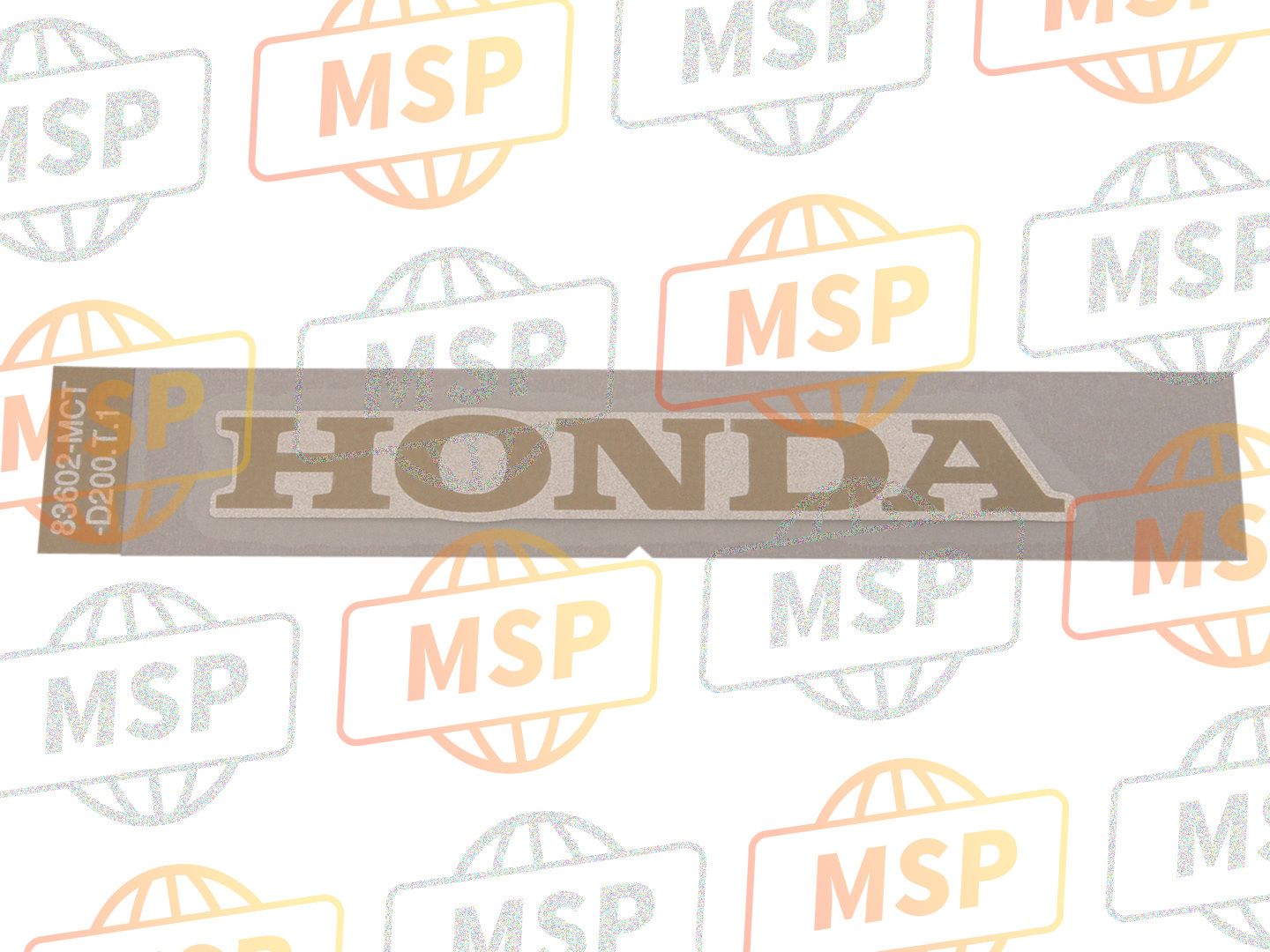 83602MCTD20ZA, Mark, Rr. Body Cover *TYPE1 * (TYPE1 ), Honda, 1