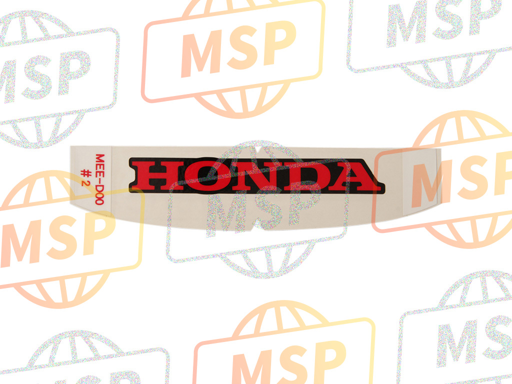 83616MEED00ZB, Mark, Rr. Seat Cowl (Honda) *TYPE2 * (TYPE2 ), Honda, 1