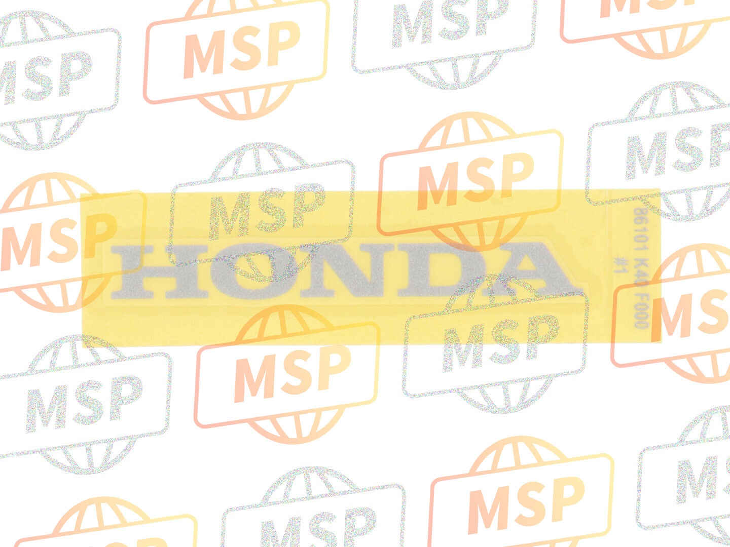 86101K40F00ZA, Marchio Honda (80mm) *typ, Honda, 1