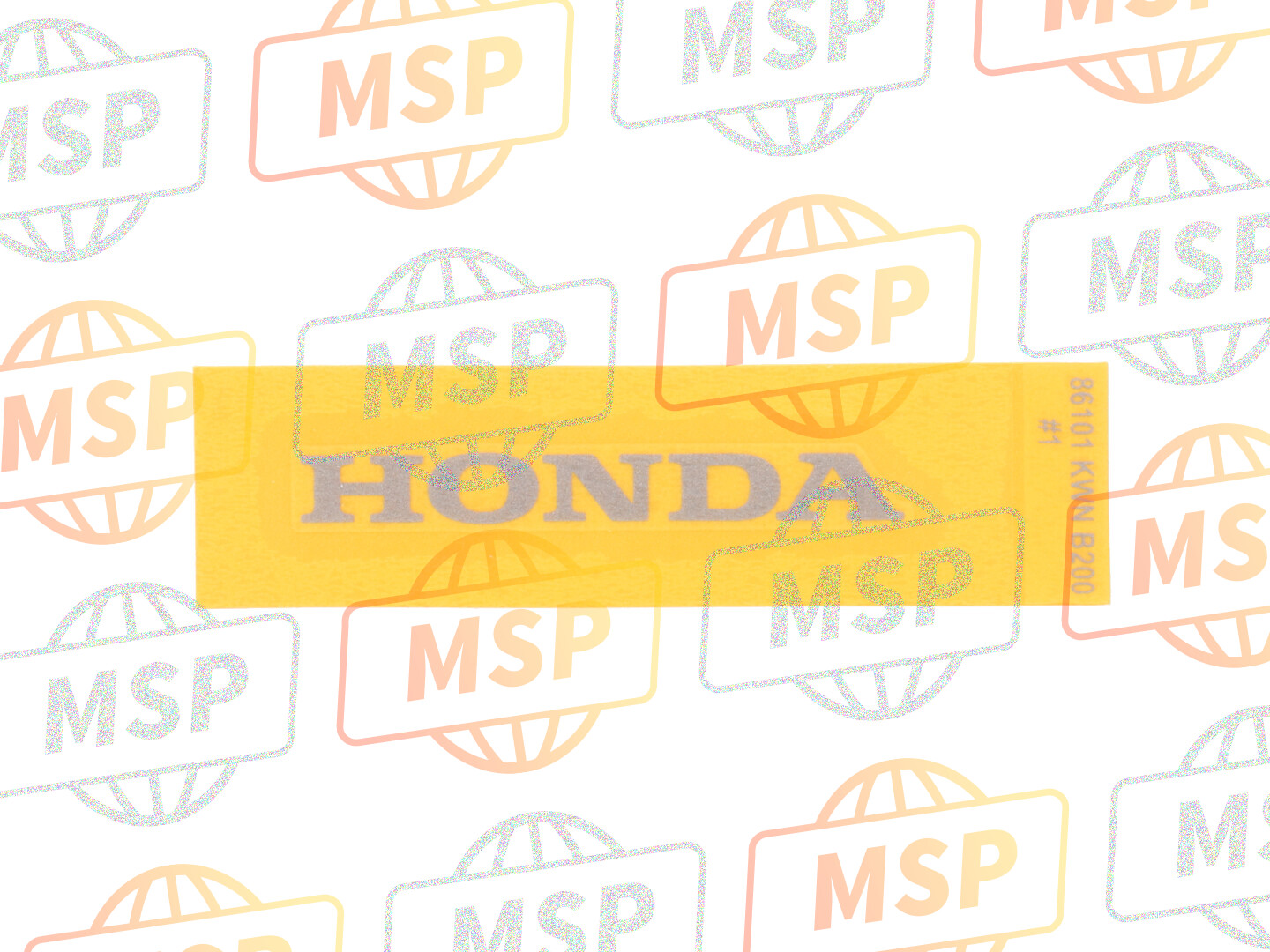 86101KWNB20ZB, Marque (Honda) (65mm) *ty, Honda, 1