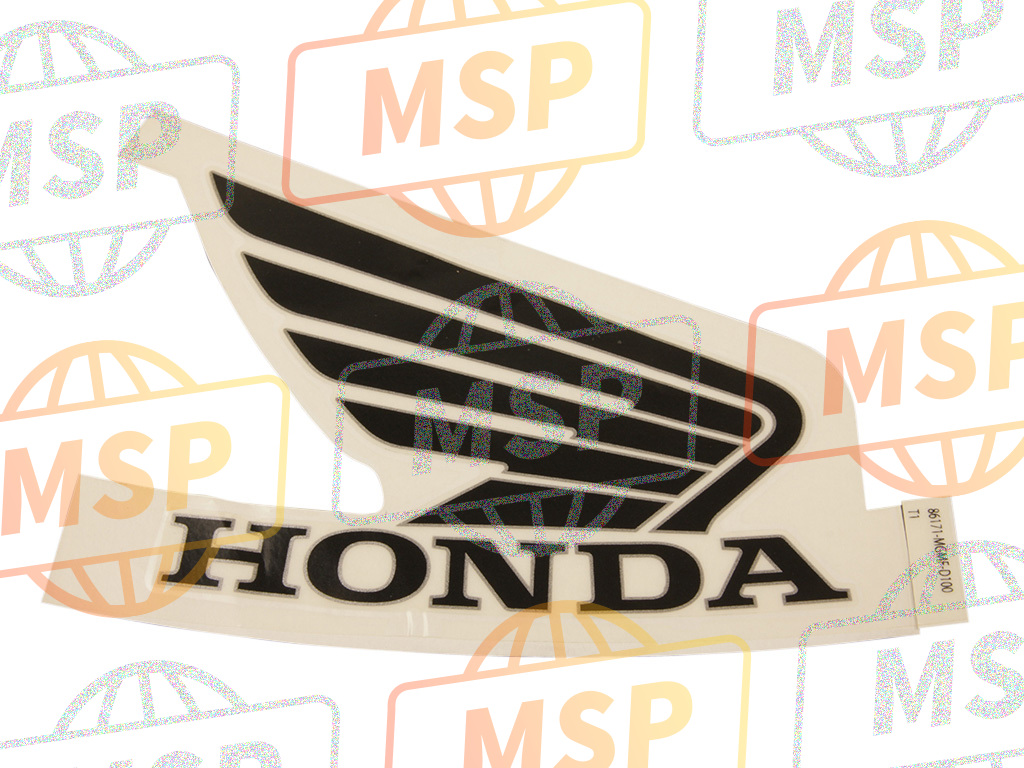 86171MGMD10ZA, Mark, R. Wing *TYPE1* (TYPE1 ), Honda, 1