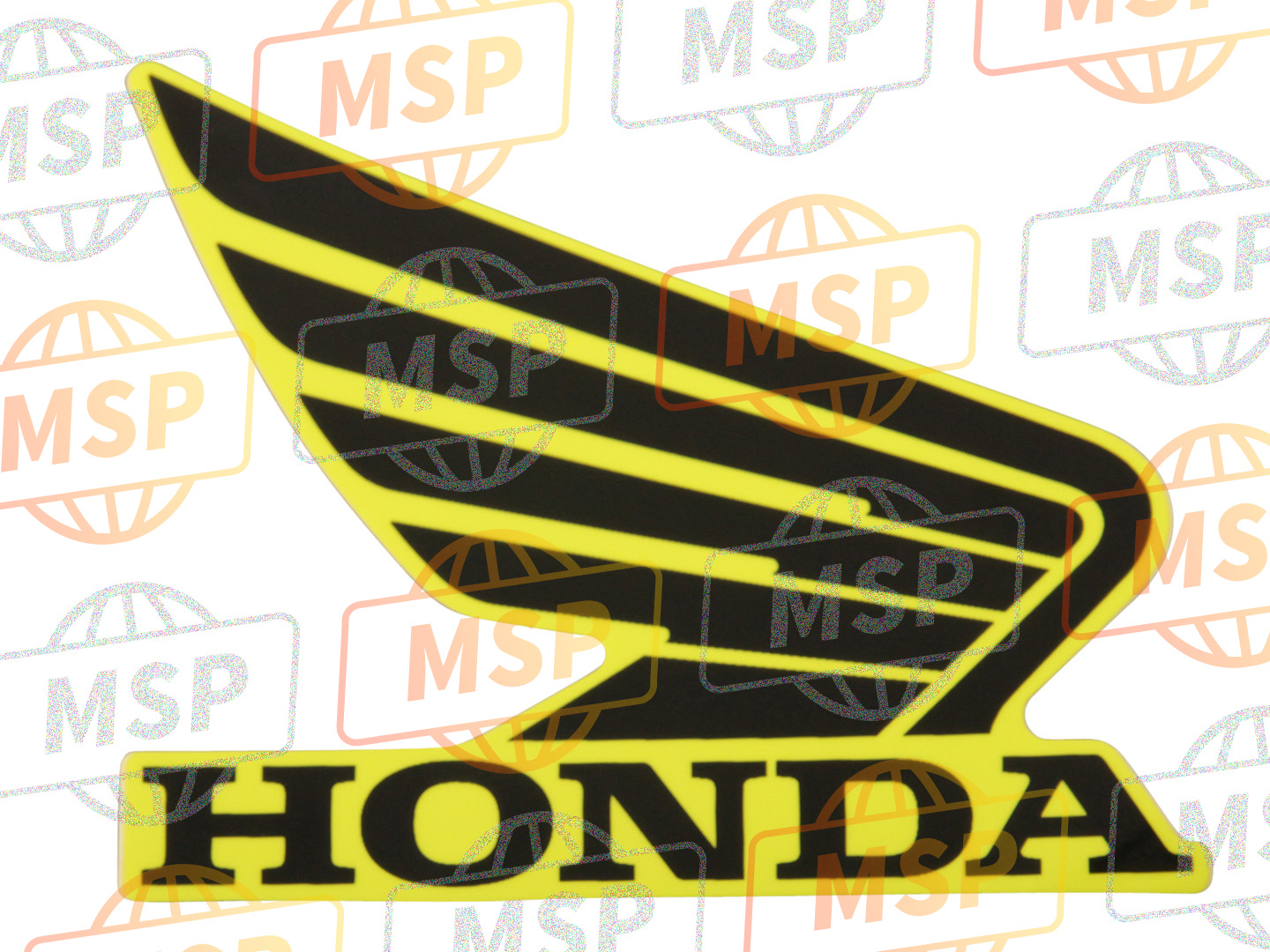 86201K26B00ZA, Marque D'Aile D. (80mm) *, Honda, 1