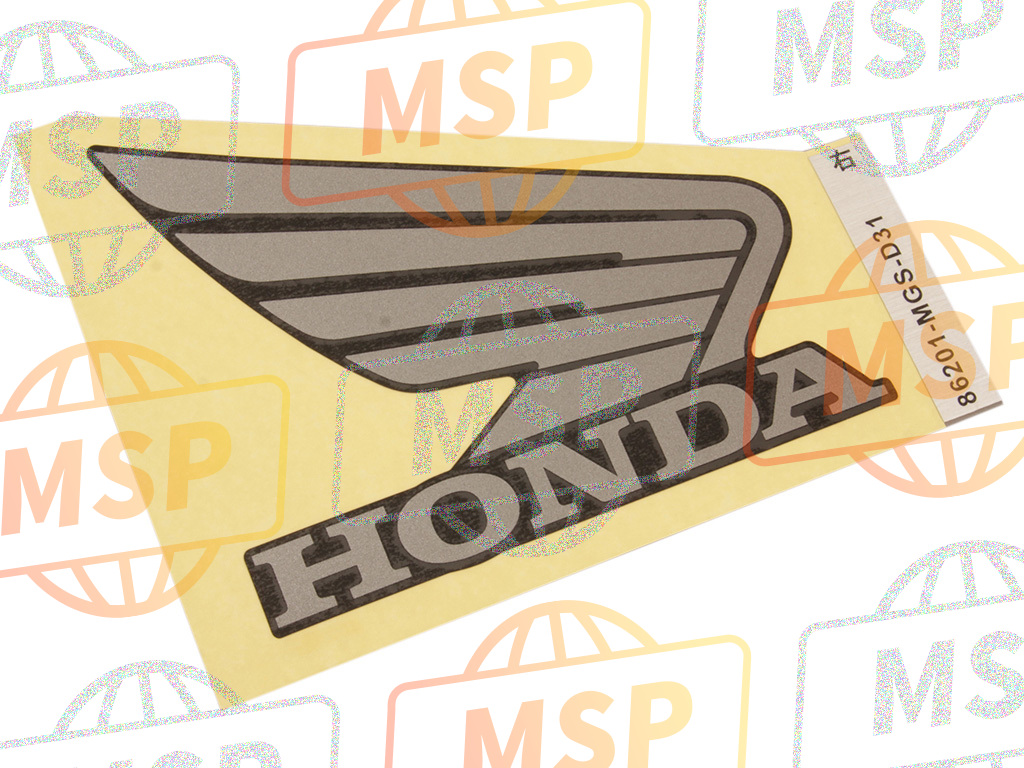 86201MGSD31ZA, Marque D'Aile D. *TYPE1*, Honda, 1