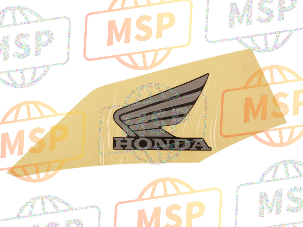 86202KPNE00ZC, Marca,  Aleta Izq. (95mm), Honda, 1