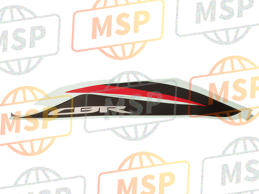 86641MGVD40ZA, Stripe, R. Side Cowl *TYPE1* (TYPE1 ), Honda, 1