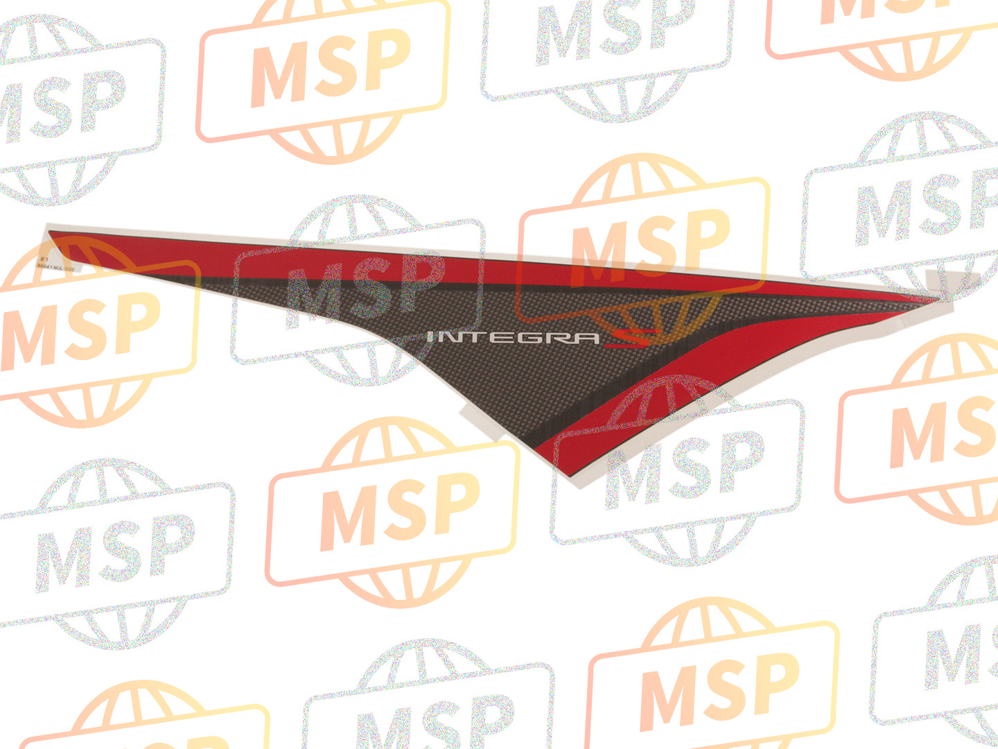 86641MJLD20ZB, Stripe, R. Fr. Side Cowl *TYPE1* (TYPE1 ), Honda, 1