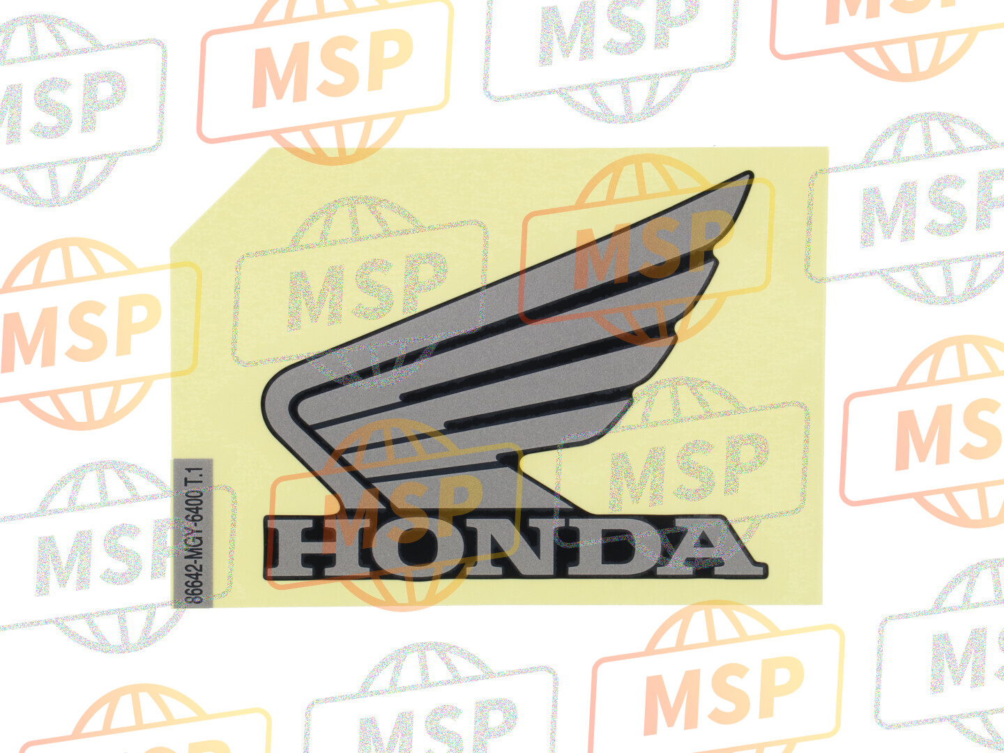 86642MGY640ZA, Mark, L. Wing (100mm) *TYPE1* (TYPE1 ), Honda, 1