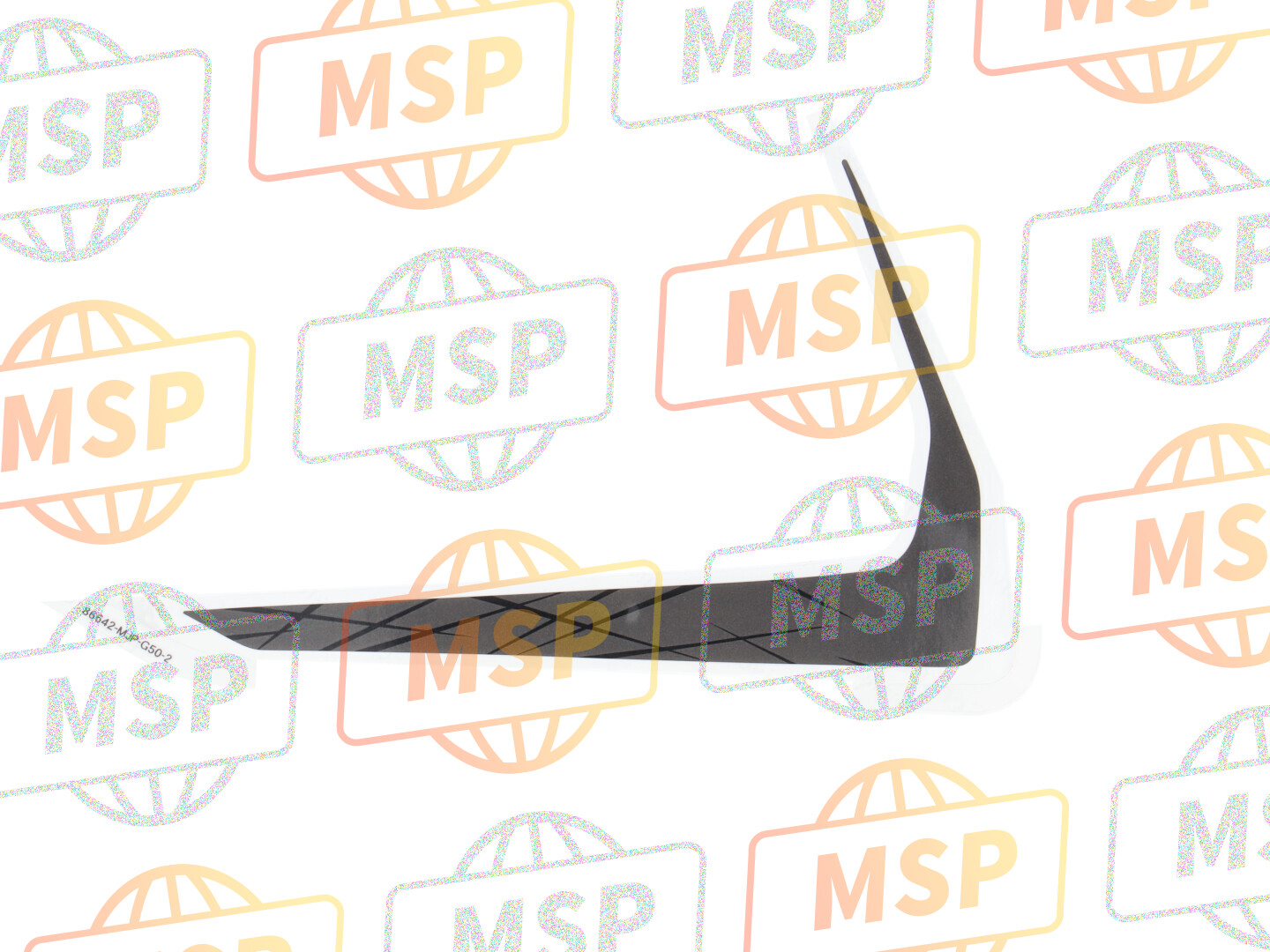 86642MJPG50ZA, Stripe, L. Middle Cowl *TYPE2* (TYPE2 ), Honda, 1