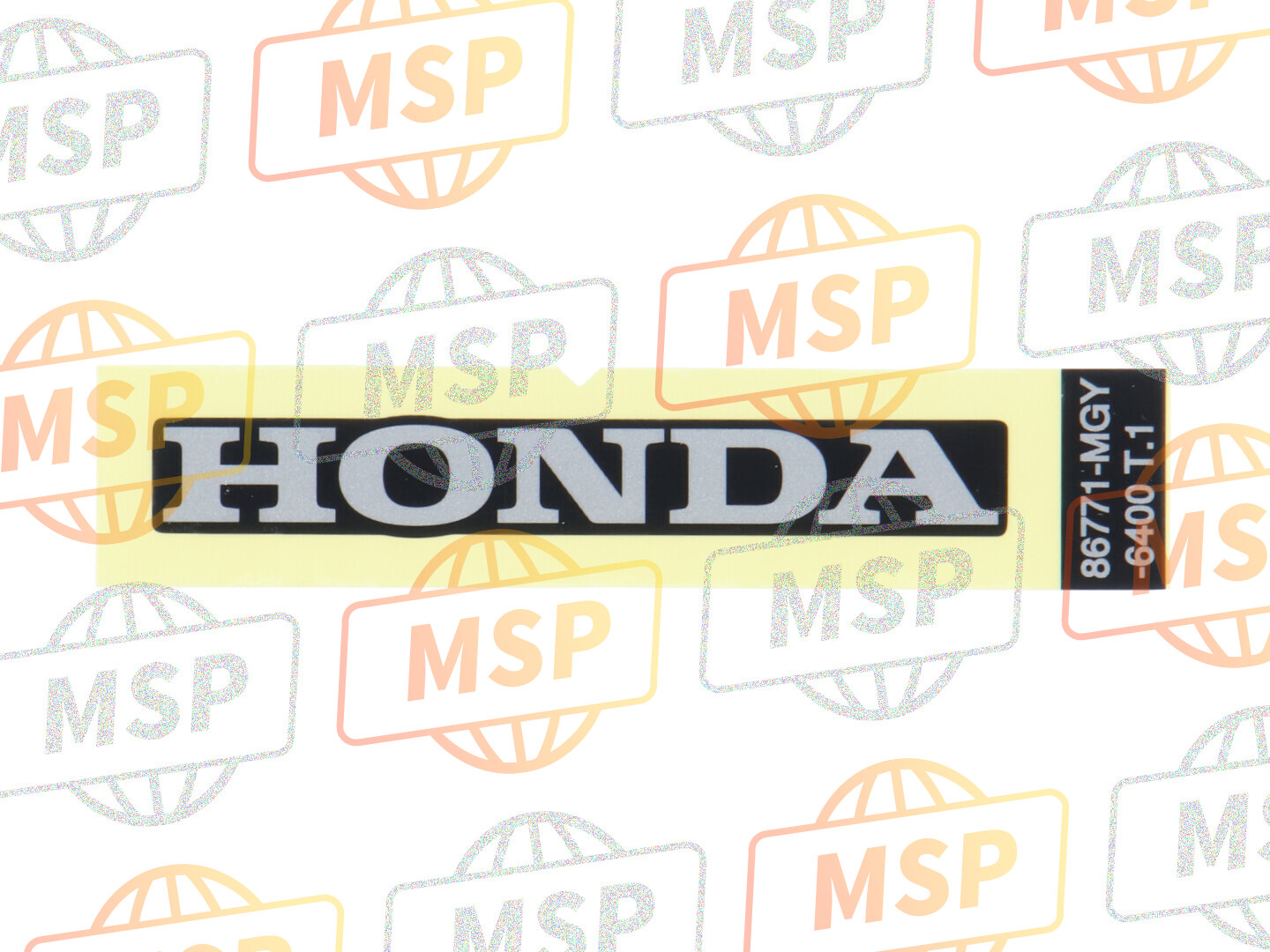 86771MGY640ZB, Markering, Honda (80mm) *, Honda, 1