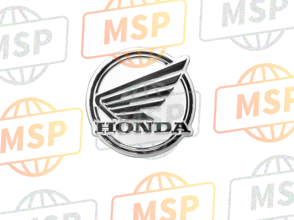 87102GAC980, Emblem, Fr. Cover, Honda, 1