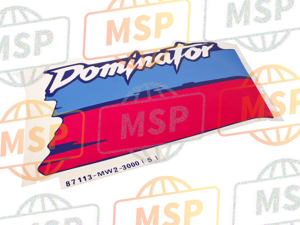 87113MW2300ZE, Stripe , R. Side Cowl TYPE6 (TYPE6), Honda, 1