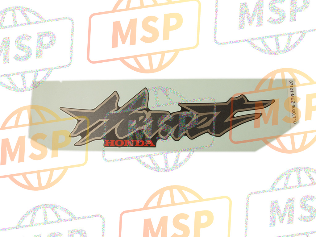 87121MBZ900ZA, Mark, Fuel Tank *TYPE10 * (TYPE10 ), Honda, 1