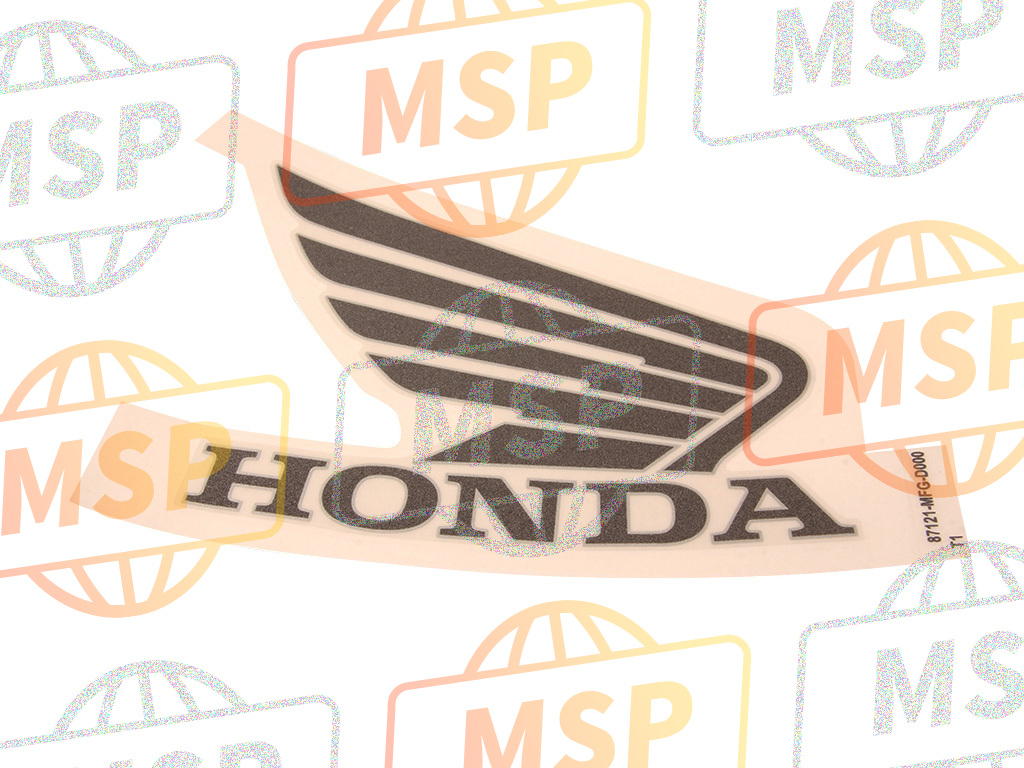 87121MFGD00ZA, Marchio Forcellone D. *ty, Honda, 1