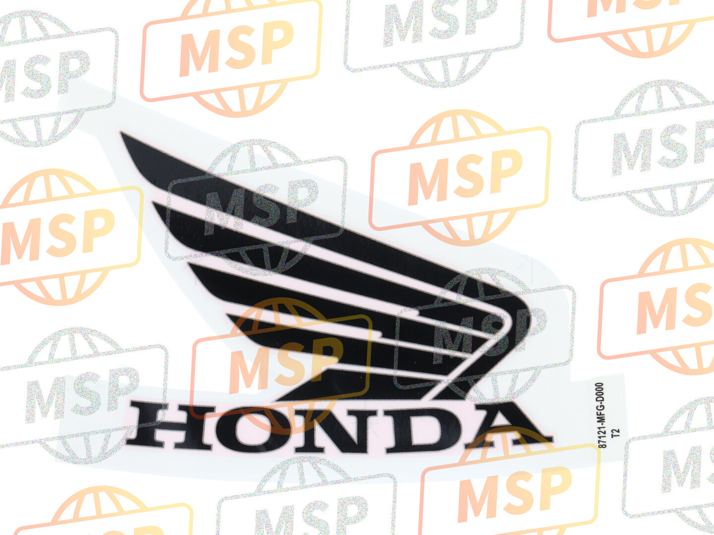 87121MFGD00ZB, Marque D'Aile D. *TYPE2 *, Honda, 1