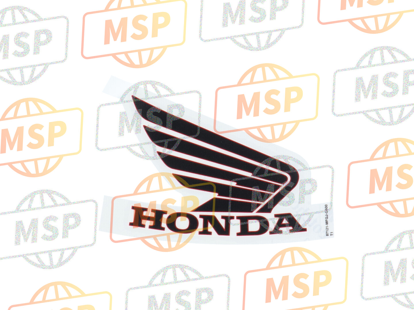 87121MFGG60ZA, Marque D'Aile D. *TYPE1 *, Honda, 1