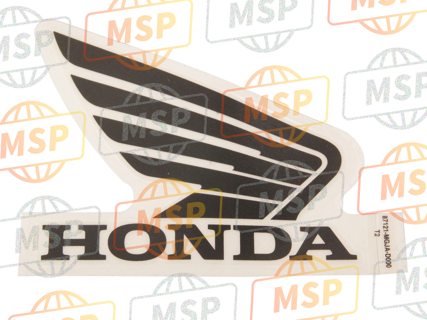 87121MGJD00ZB, Marca,  Aleta Der. *TYPE2*, Honda, 1