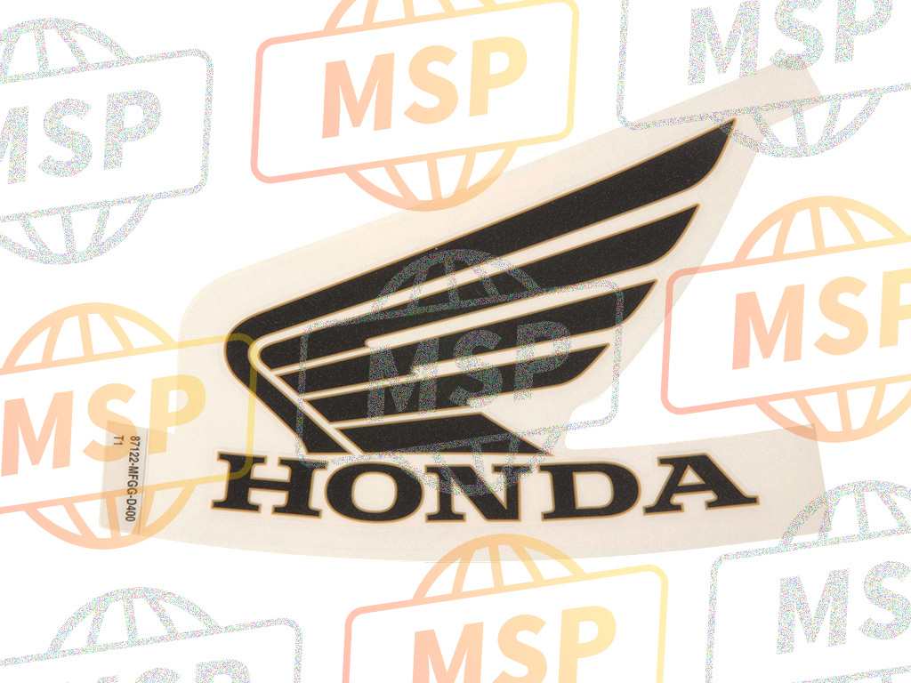 87122MFGD40ZA, Marke, L. Fluegel *TYPE1*, Honda, 1