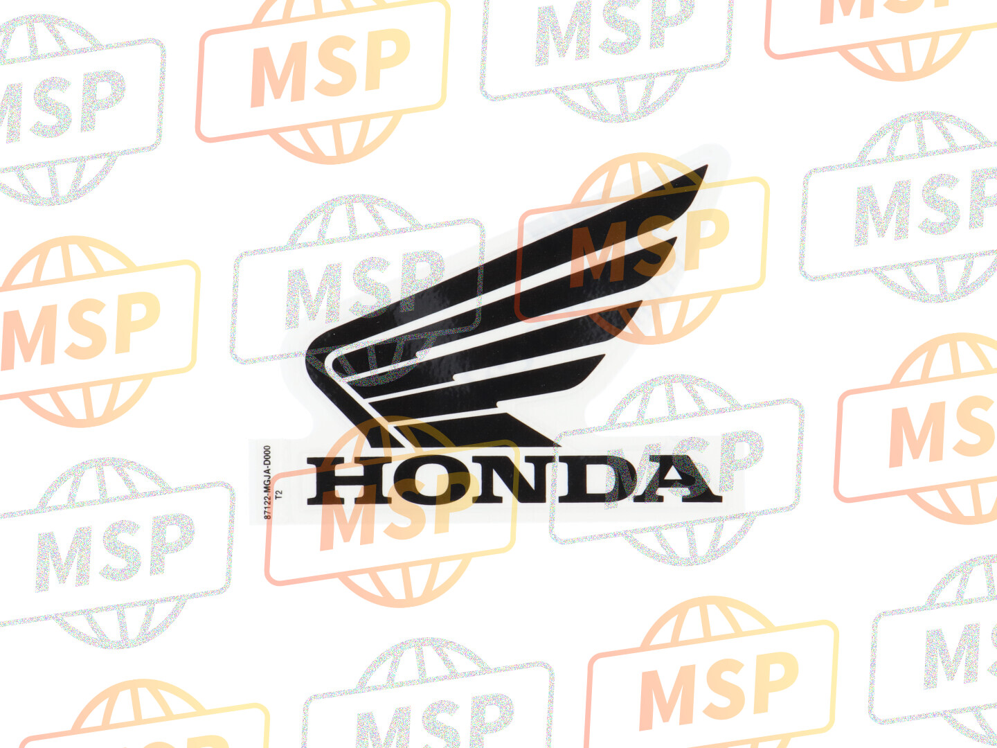 87122MGJD00ZB, Marca,  Aleta Izq. *TYPE2*, Honda, 1