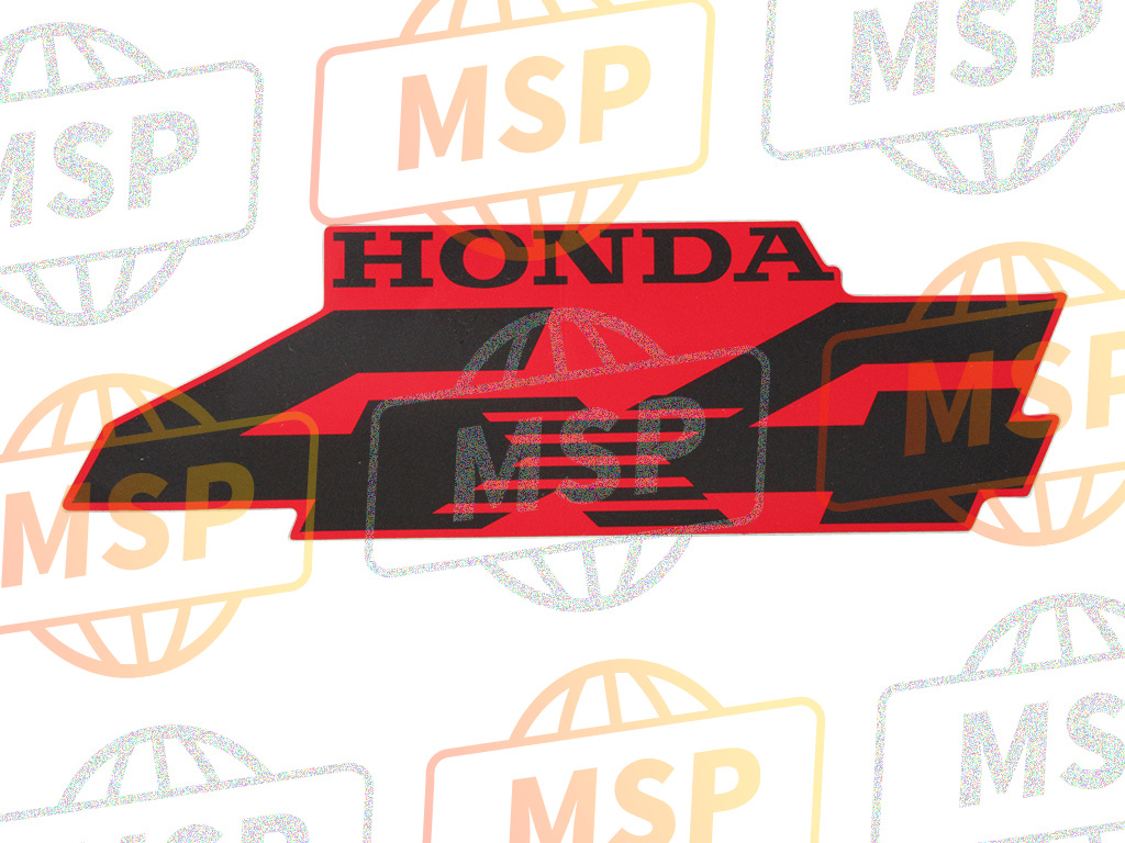 87124HM7A00ZD, Mark, Fr. Fender Upper *TYPE5 * (TYPE5 ), Honda, 1