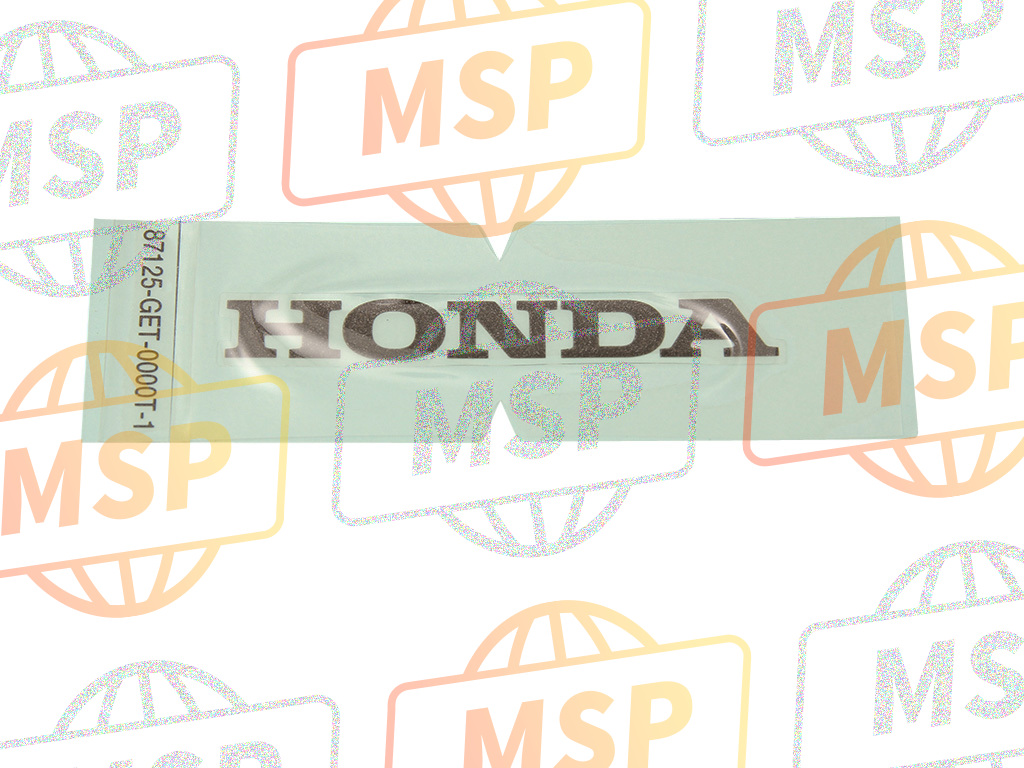 87125GET000ZA, Marke, Honda *TYPE1*, Honda, 1