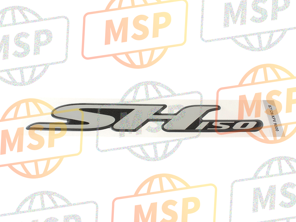 87126KPV900ZA, Embleme De Couvercle De Corps *TYPE1*, Honda, 1