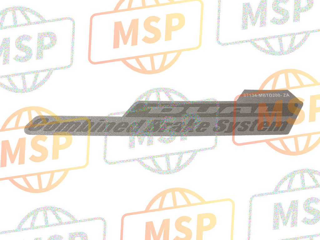 87134MBTD20ZA, Mark, Fr. Fender *TYPE1 * (TYPE1 ), Honda, 1