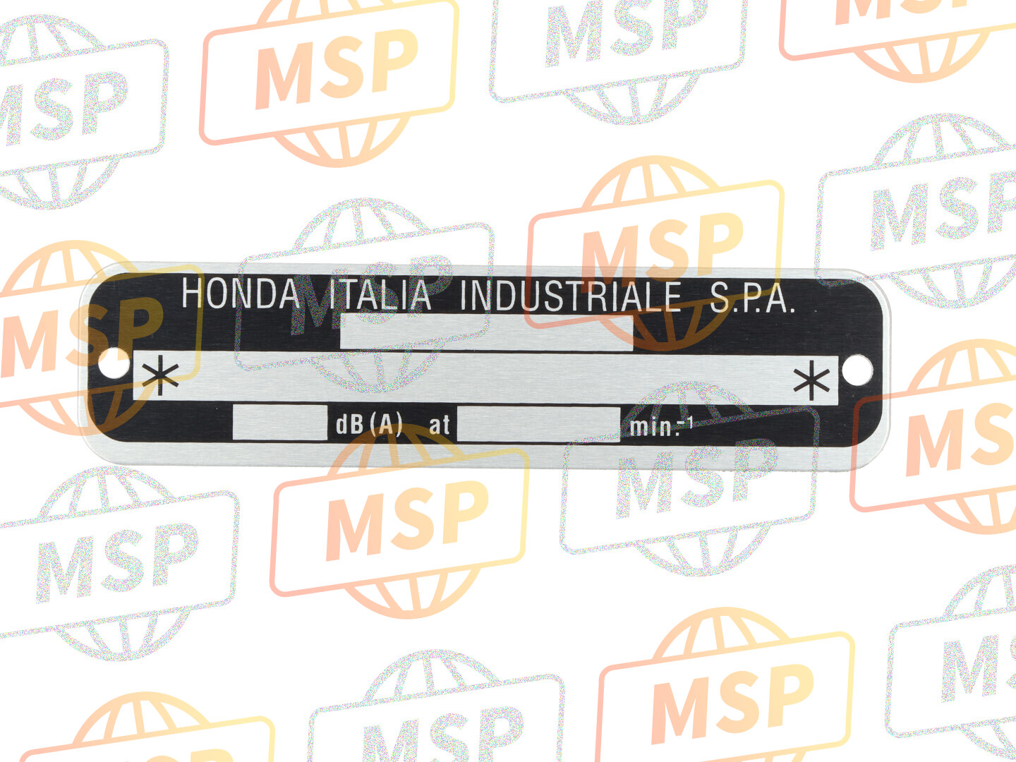 87501KTWP00, Plaat, Registratienummer, Honda, 1