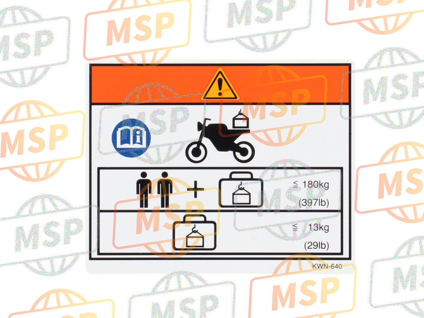 87512KWN640, Label, Accessories & Loading, Honda, 1
