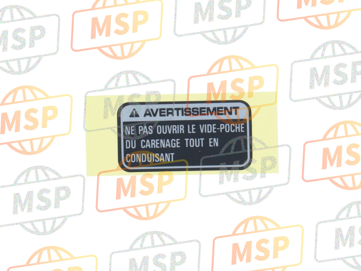 87524MR5620, Label, Pocket (French), Honda, 1