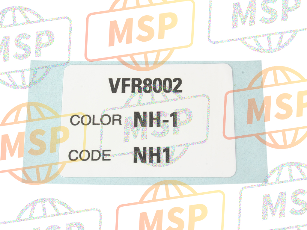 87565MCWD00ZA, Label, Color (###) *TYPE1* (NH1) (TYPE1 ), Honda, 1