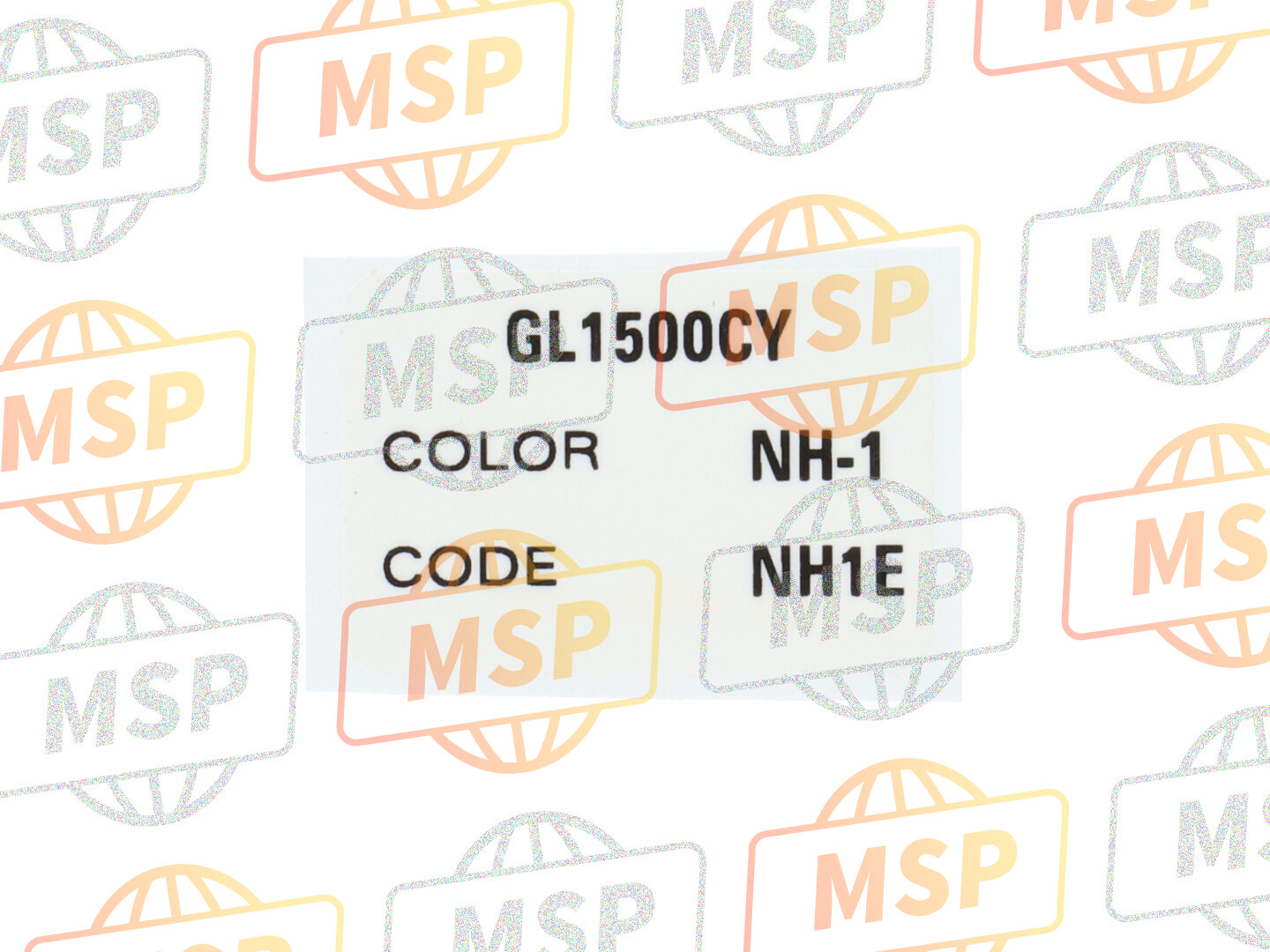 87565MZ0A80ZE, Label, Color (###) *TYPE8* (NH1E) (TYPE8 ), Honda, 1