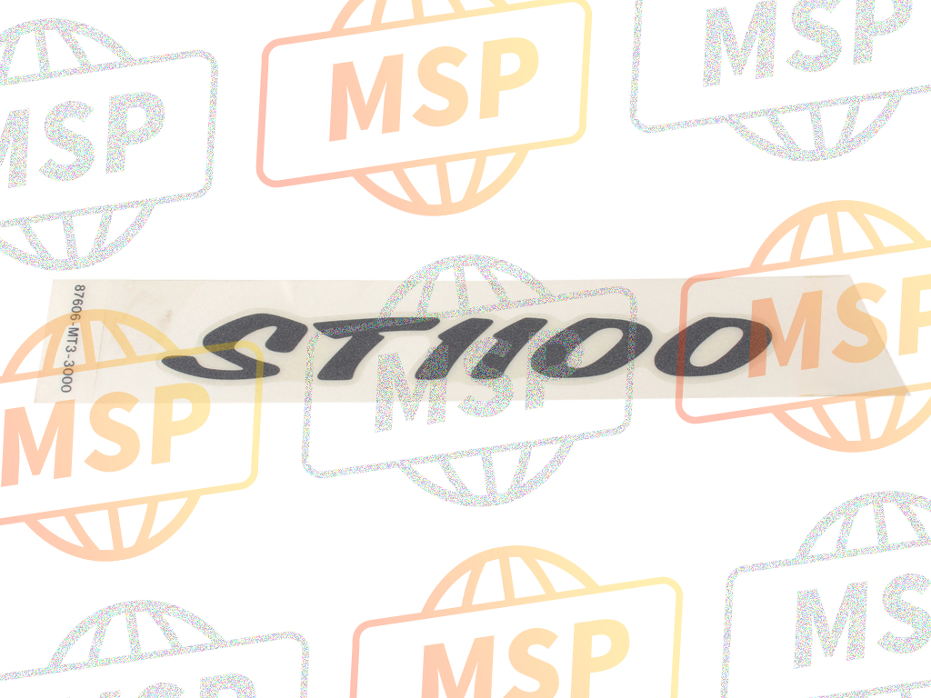 87606MT3300ZB, Repere De Sacoche G. *typ, Honda, 1
