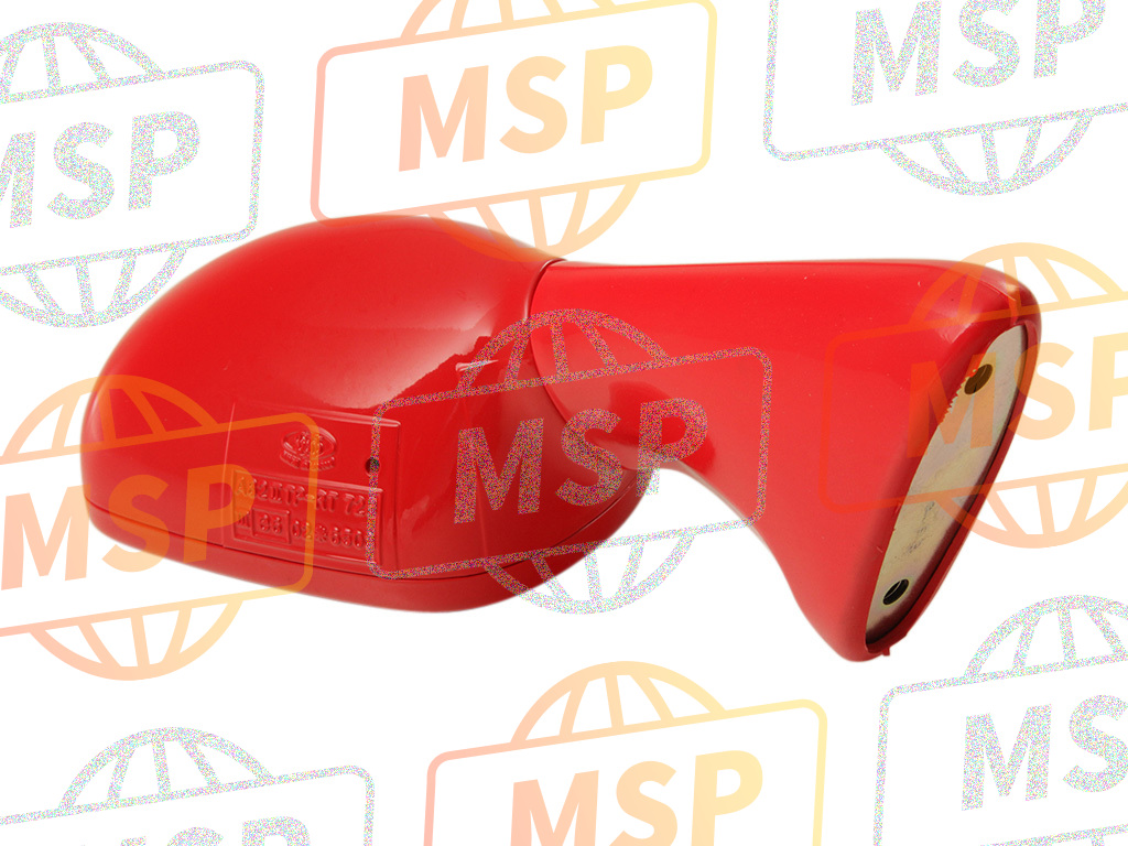 88110MS2671ZD, Miroir, R. Arrière R134 (R134 Rouge Combatif), Honda, 2