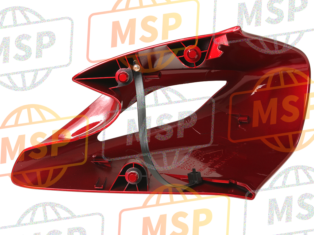 88111MCSG00ZK, Cover, R. Mirror *R101CU*(R101CU Candy Glory RED-U), Honda, 2