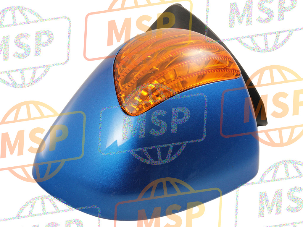 88120MCAB21ZA, Mirror Assy., L. Back *B197M* (B197M Glint Wave Blue Metallic), Honda, 3