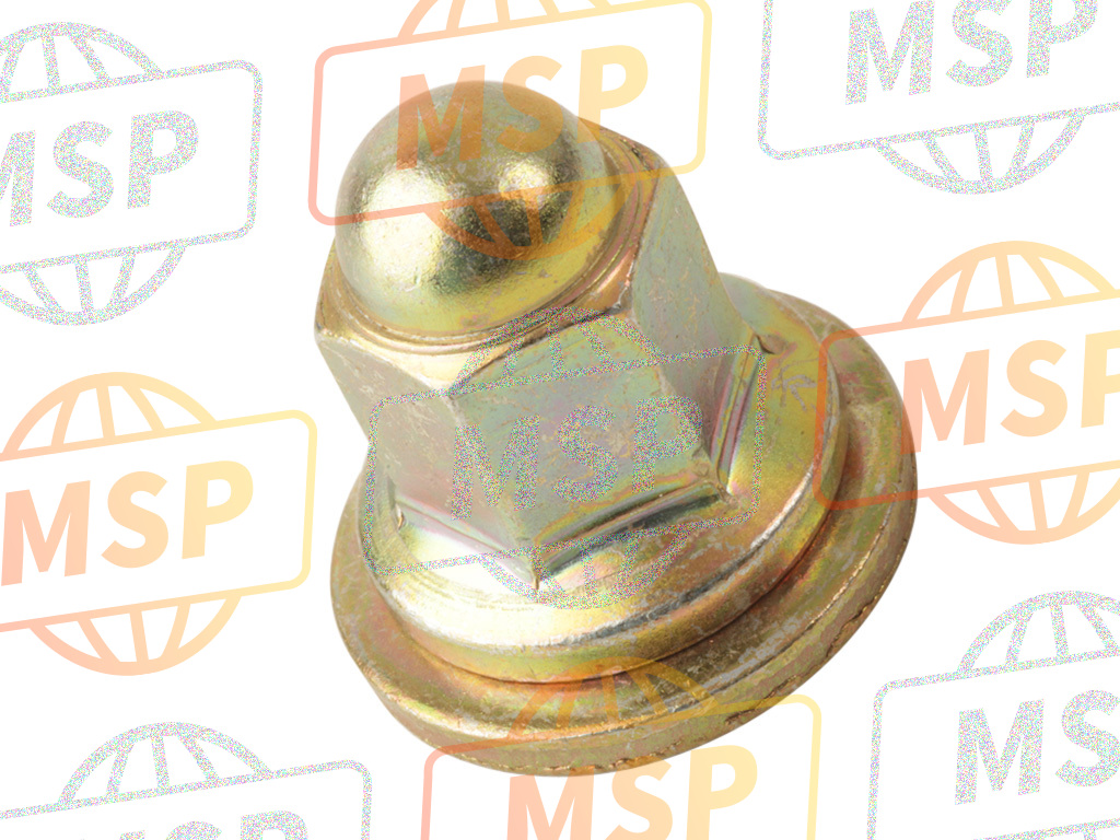 90308GBL000, Nut,6mm Cap Washe, Honda, 1