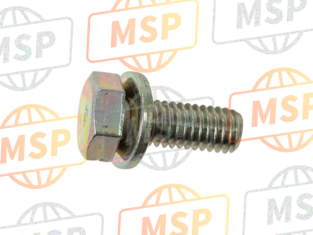 934010601608, BOLT-WASHER, 6X16, Honda, 1