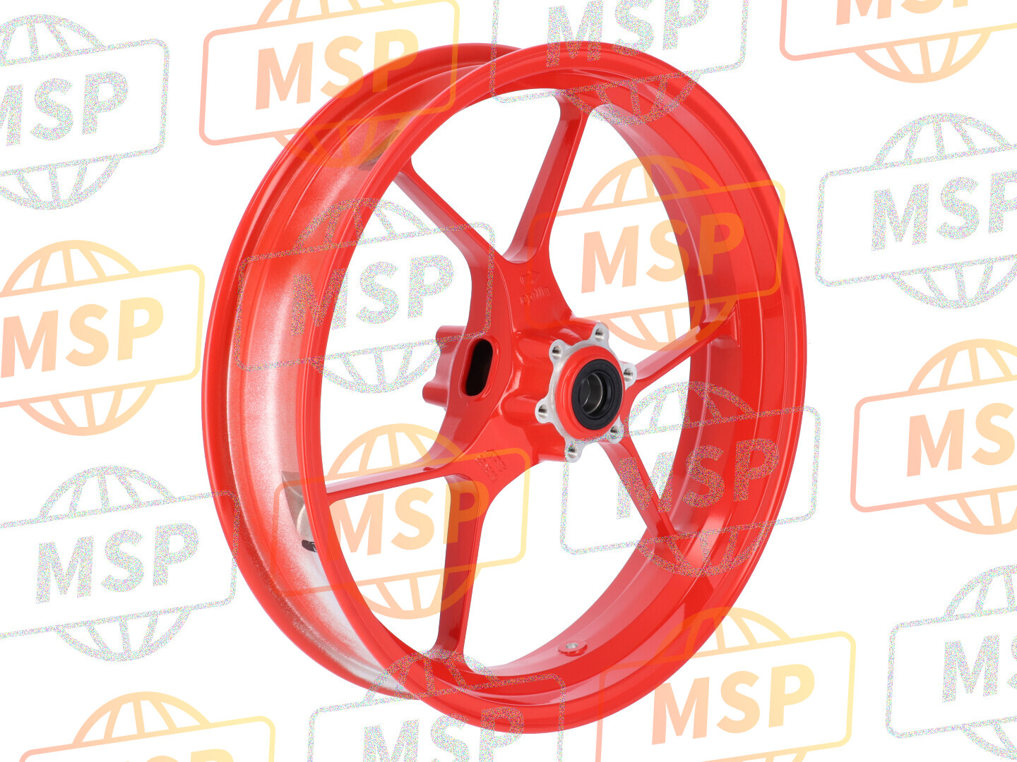 2B002105, Roue Avant Rouge 3.50" X 17", Piaggio, 1