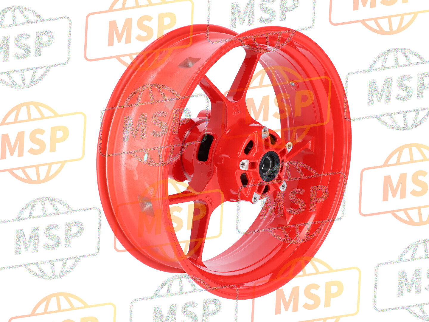 2B002118, Roue Ar.  6.00"X17" Rouge, Piaggio, 1