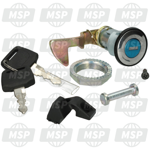 497577, Achterkoffer Slot Kit, Piaggio, 1