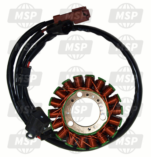 58108R, Complete Stator (With 2 Cables), Piaggio, 1