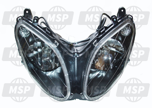 58248R, Compleet Koplamp Assemblage, Piaggio, 1